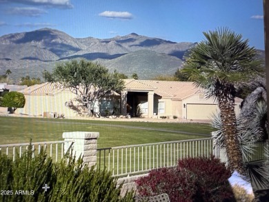 An executive home on golf course with fabulous mountain views on Rio Verde Country Club - Quail Run in Arizona - for sale on GolfHomes.com, golf home, golf lot