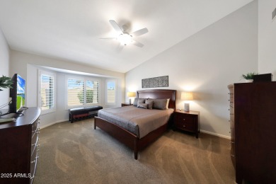 This beautifully updated Furnished extended Oakmont model is on Tuscany Falls At Pebble Creek in Arizona - for sale on GolfHomes.com, golf home, golf lot
