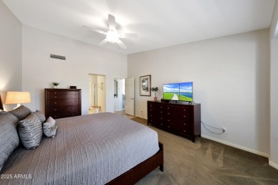 This beautifully updated Furnished extended Oakmont model is on Tuscany Falls At Pebble Creek in Arizona - for sale on GolfHomes.com, golf home, golf lot