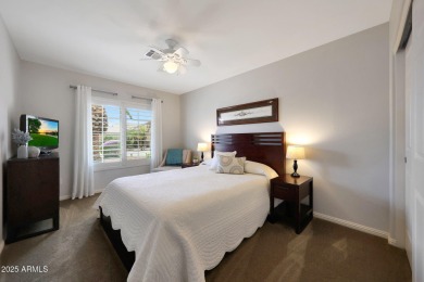 This beautifully updated Furnished extended Oakmont model is on Tuscany Falls At Pebble Creek in Arizona - for sale on GolfHomes.com, golf home, golf lot