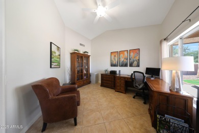 This beautifully updated Furnished extended Oakmont model is on Tuscany Falls At Pebble Creek in Arizona - for sale on GolfHomes.com, golf home, golf lot