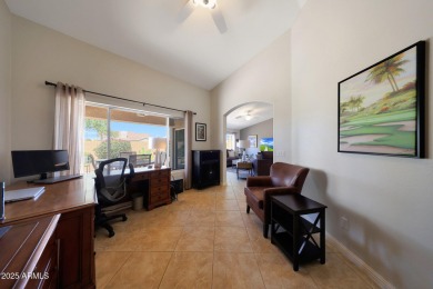 This beautifully updated Furnished extended Oakmont model is on Tuscany Falls At Pebble Creek in Arizona - for sale on GolfHomes.com, golf home, golf lot