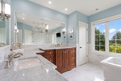 Welcome to this finely appointed custom Georgian home, offering on Sand Creek Golf and Country Club  in Indiana - for sale on GolfHomes.com, golf home, golf lot