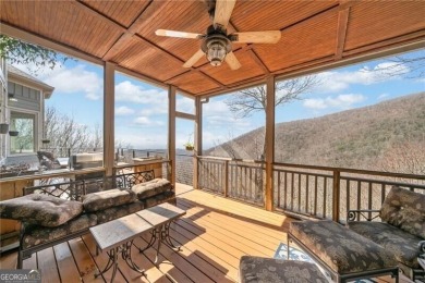 Absolutely stunning, serene views in this unique mountain home! on Big Canoe Golf Club - Cherokee in Georgia - for sale on GolfHomes.com, golf home, golf lot