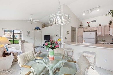 Great location for the Vaulted ceiling Cancun plan. Split on Sun Village Golf Course in Arizona - for sale on GolfHomes.com, golf home, golf lot