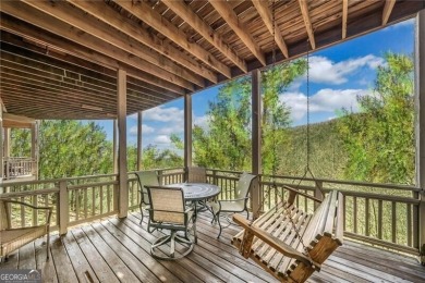 Absolutely stunning, serene views in this unique mountain home! on Big Canoe Golf Club - Cherokee in Georgia - for sale on GolfHomes.com, golf home, golf lot