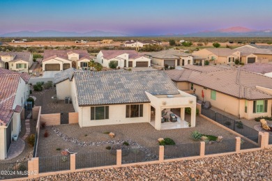 WHY BUILD NEW? This gently lived-in and well appointed 2021 on Quail Creek Country Club - Road Runner in Arizona - for sale on GolfHomes.com, golf home, golf lot
