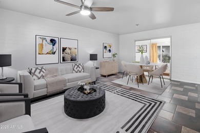 Looking for a HUGE lot? Welcome to this upgraded 2-bedroom on Sun City Lakes West and East in Arizona - for sale on GolfHomes.com, golf home, golf lot