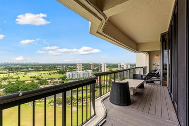 Experience penthouse living with breathtaking golf and city on The President Country Club in Florida - for sale on GolfHomes.com, golf home, golf lot