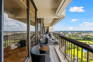 Experience penthouse living with breathtaking golf and city on The President Country Club in Florida - for sale on GolfHomes.com, golf home, golf lot