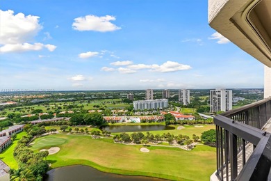 Experience penthouse living with breathtaking golf and city on The President Country Club in Florida - for sale on GolfHomes.com, golf home, golf lot