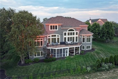 This show-stopping 1.5-story residence offers over 7,000 square on Nicklaus Golf Club At LionsGate in Kansas - for sale on GolfHomes.com, golf home, golf lot