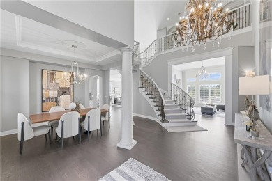 This show-stopping 1.5-story residence offers over 7,000 square on Nicklaus Golf Club At LionsGate in Kansas - for sale on GolfHomes.com, golf home, golf lot
