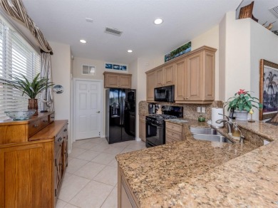 Stunning lake, golf and sunset views with maintenance-free on Venetian Golf and River Club in Florida - for sale on GolfHomes.com, golf home, golf lot