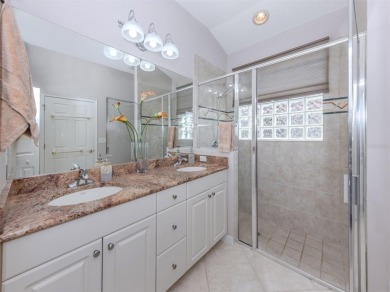 Stunning lake, golf and sunset views with maintenance-free on Venetian Golf and River Club in Florida - for sale on GolfHomes.com, golf home, golf lot