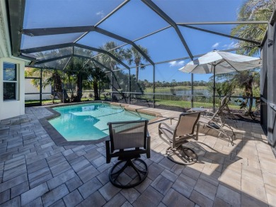 Stunning lake, golf and sunset views with maintenance-free on Venetian Golf and River Club in Florida - for sale on GolfHomes.com, golf home, golf lot