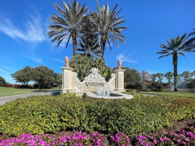 Stunning lake, golf and sunset views with maintenance-free on Venetian Golf and River Club in Florida - for sale on GolfHomes.com, golf home, golf lot