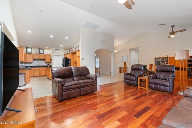 Stunning Golf Course Home with Casita in Oakwood! Peacefully on Oakwood Golf Club  in Arizona - for sale on GolfHomes.com, golf home, golf lot