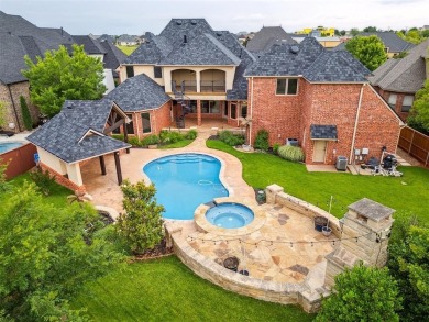 Large executive home in Rose Creek situated on a large lot with on Rose Creek Golf Club in Oklahoma - for sale on GolfHomes.com, golf home, golf lot