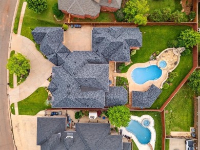 Large executive home in Rose Creek situated on a large lot with on Rose Creek Golf Club in Oklahoma - for sale on GolfHomes.com, golf home, golf lot