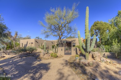 This beautifully designed single-level home blends contemporary on The Boulders Resort Golf Club in Arizona - for sale on GolfHomes.com, golf home, golf lot