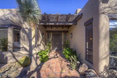 This beautifully designed single-level home blends contemporary on The Boulders Resort Golf Club in Arizona - for sale on GolfHomes.com, golf home, golf lot