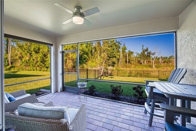 This 2023-built 2-bedroom + den, 2-bathroom attached villa is on Herons Glen Golf and Country Club in Florida - for sale on GolfHomes.com, golf home, golf lot