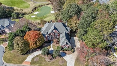 Magnificent four sides brick home with sweeping golf course on TPC At Sugarloaf Golf Club in Georgia - for sale on GolfHomes.com, golf home, golf lot