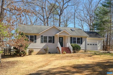 Nature-inspired charm meets effortless one-level living in on Lake Monticello Golf Course in Virginia - for sale on GolfHomes.com, golf home, golf lot