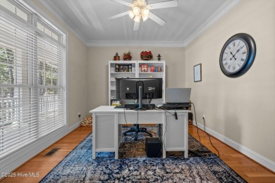 Beautiful all-brick home in the gated Pinewild community on Pinewild Country Club of Pinehurst in North Carolina - for sale on GolfHomes.com, golf home, golf lot