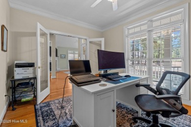 Beautiful all-brick home in the gated Pinewild community on Pinewild Country Club of Pinehurst in North Carolina - for sale on GolfHomes.com, golf home, golf lot