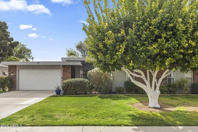 Stunning mid-century modern farmhouse with true Sun City charm! on Sun City-Willow Creek / Willow Brook  in Arizona - for sale on GolfHomes.com, golf home, golf lot