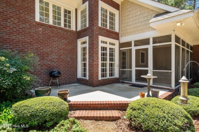 Beautiful all-brick home in the gated Pinewild community on Pinewild Country Club of Pinehurst in North Carolina - for sale on GolfHomes.com, golf home, golf lot