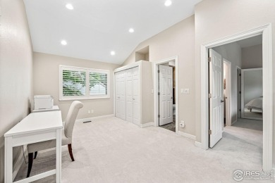 Enjoy the ease of main-floor AND upper-level ensuite living in on Coal Creek Golf Course in Colorado - for sale on GolfHomes.com, golf home, golf lot