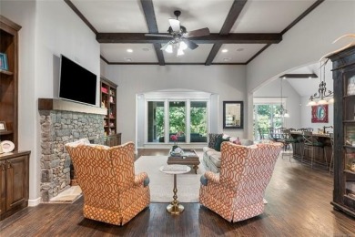 Experience modern elegance in this stunning home in The Ridge at on White Hawk Golf Club in Oklahoma - for sale on GolfHomes.com, golf home, golf lot