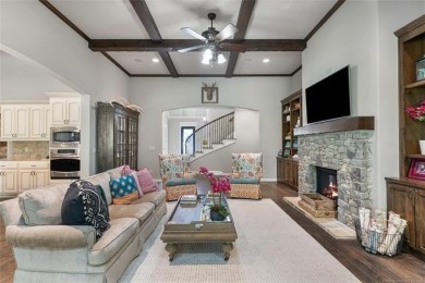 Experience modern elegance in this stunning home in The Ridge at on White Hawk Golf Club in Oklahoma - for sale on GolfHomes.com, golf home, golf lot