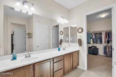 Just one row off the green, so you get all the golf-course on Poston Butte Golf Club in Arizona - for sale on GolfHomes.com, golf home, golf lot