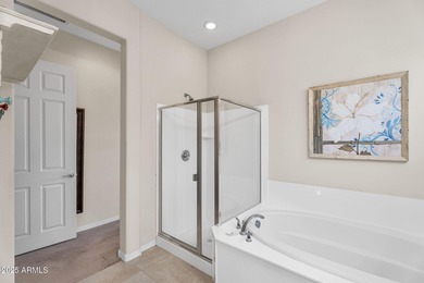 Just one row off the green, so you get all the golf-course on Poston Butte Golf Club in Arizona - for sale on GolfHomes.com, golf home, golf lot