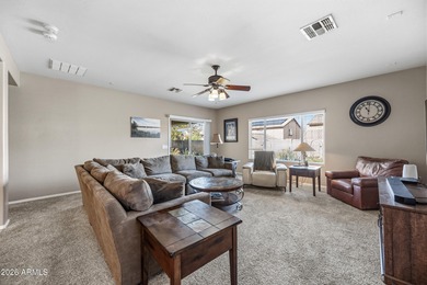 Welcome home to this spacious five-bedroom, three-bath home in on Poston Butte Golf Club in Arizona - for sale on GolfHomes.com, golf home, golf lot