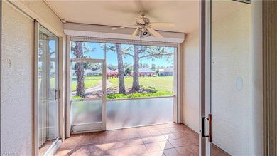 This sunfilled 2 bed, 2 bath 1st floor condo backing to the 8th on Villages of Country Creek Golf Course in Florida - for sale on GolfHomes.com, golf home, golf lot