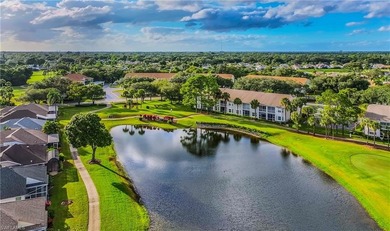This sunfilled 2 bed, 2 bath 1st floor condo backing to the 8th on Villages of Country Creek Golf Course in Florida - for sale on GolfHomes.com, golf home, golf lot