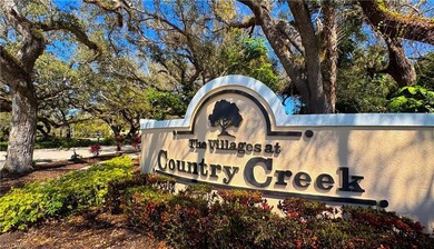This sunfilled 2 bed, 2 bath 1st floor condo backing to the 8th on Villages of Country Creek Golf Course in Florida - for sale on GolfHomes.com, golf home, golf lot