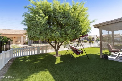 Welcome to this charming 2-bed, 2-bath home on the walking path on Sun Lakes Country Club in Arizona - for sale on GolfHomes.com, golf home, golf lot