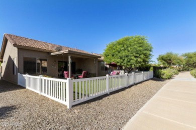 Welcome to this charming 2-bed, 2-bath home on the walking path on Sun Lakes Country Club in Arizona - for sale on GolfHomes.com, golf home, golf lot