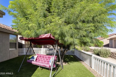 Welcome to this charming 2-bed, 2-bath home on the walking path on Sun Lakes Country Club in Arizona - for sale on GolfHomes.com, golf home, golf lot