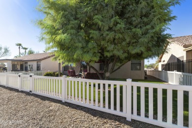 Welcome to this charming 2-bed, 2-bath home on the walking path on Sun Lakes Country Club in Arizona - for sale on GolfHomes.com, golf home, golf lot
