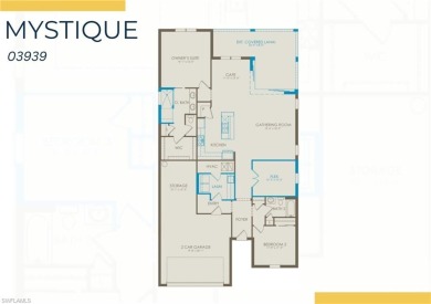 Move into Del Webb Naples Now! This Mystique features 2 Bedrooms on Panther Run Golf Club in Florida - for sale on GolfHomes.com, golf home, golf lot