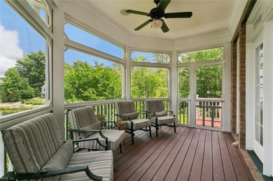 Experience timeless elegance and serene waterfront living in on Fords Colony Country Club in Virginia - for sale on GolfHomes.com, golf home, golf lot