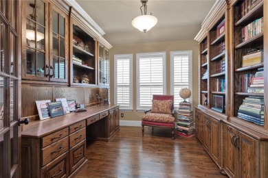 This exquisite, customized Drees one-story brick and stone on Lantana Golf Club in Texas - for sale on GolfHomes.com, golf home, golf lot