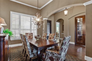 This exquisite, customized Drees one-story brick and stone on Lantana Golf Club in Texas - for sale on GolfHomes.com, golf home, golf lot